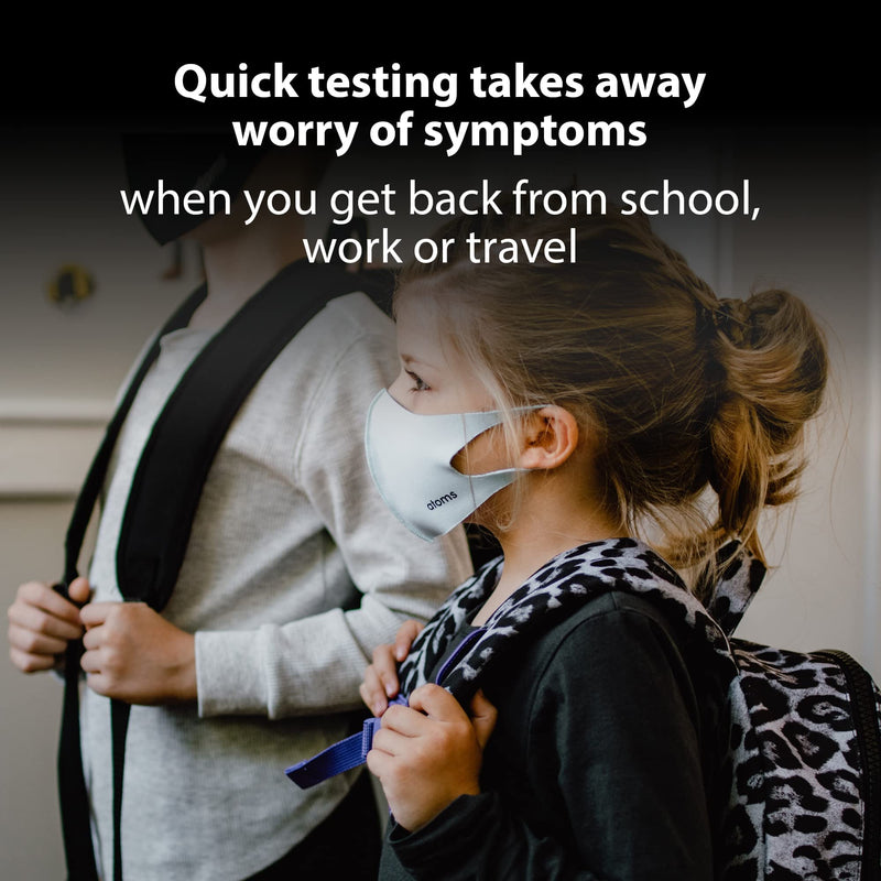 [Australia - AusPower] - iHealth COVID-19 Antigen Rapid Test, 1 Pack, 5 Tests Total, FDA EUA Authorized OTC at-Home Self Test, Results in 15 Minutes with Non-invasive Nasal Swab, Easy to Use & No Discomfort 