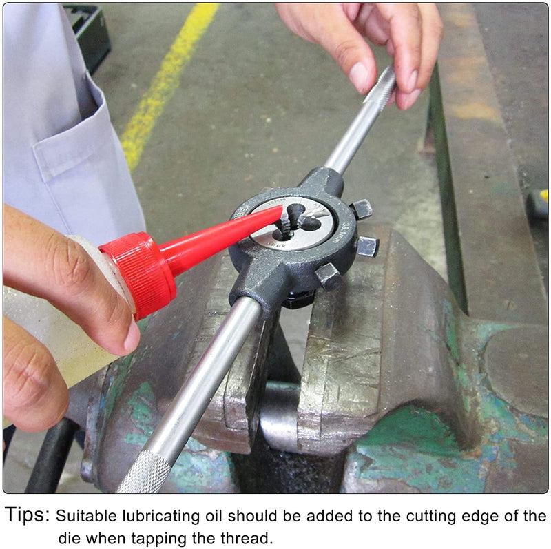[Australia - AusPower] - Utoolmart 5/8-18 Round Die, Machine Thread Right Hand Threading Die, Alloy Tool Steel 1pcs 