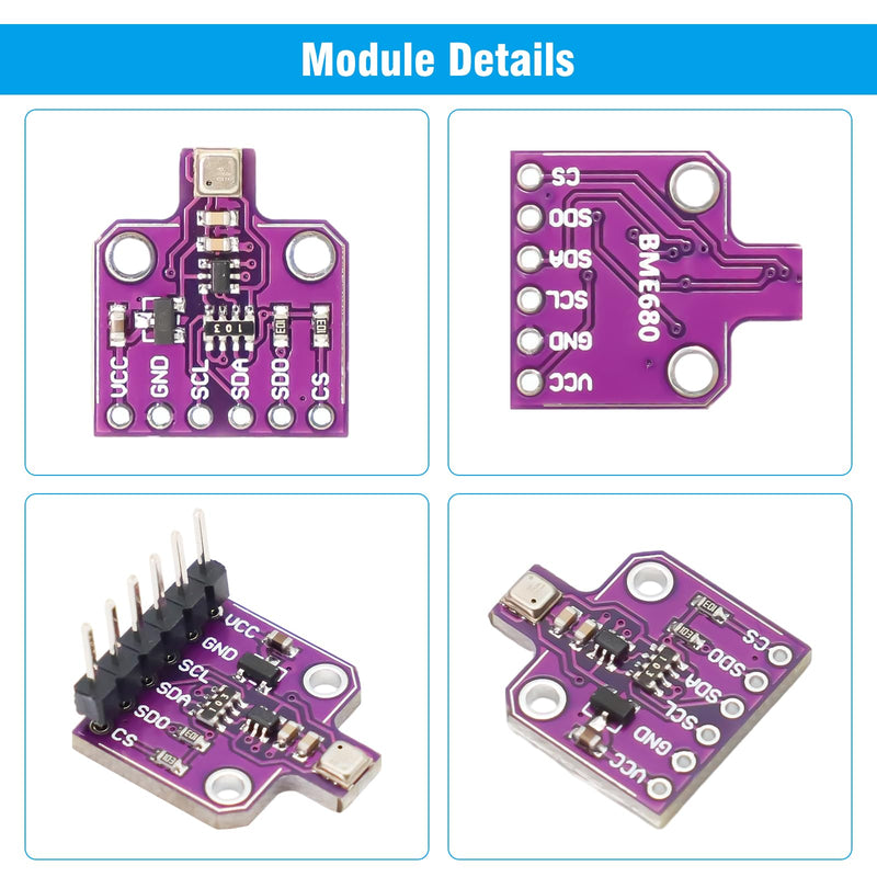 [Australia - AusPower] - Development Board RUIZHI CJMCU-680 Sensor for Temperature, Humidity and Air Pressure I2C Interface 1.7 ~ 3.6 V Suitable for Capturing Air Quality 