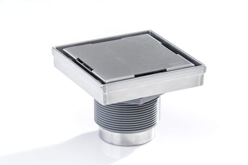 Designline 4 in. x 4 in. Square Drain Tile-in Grate 4"
