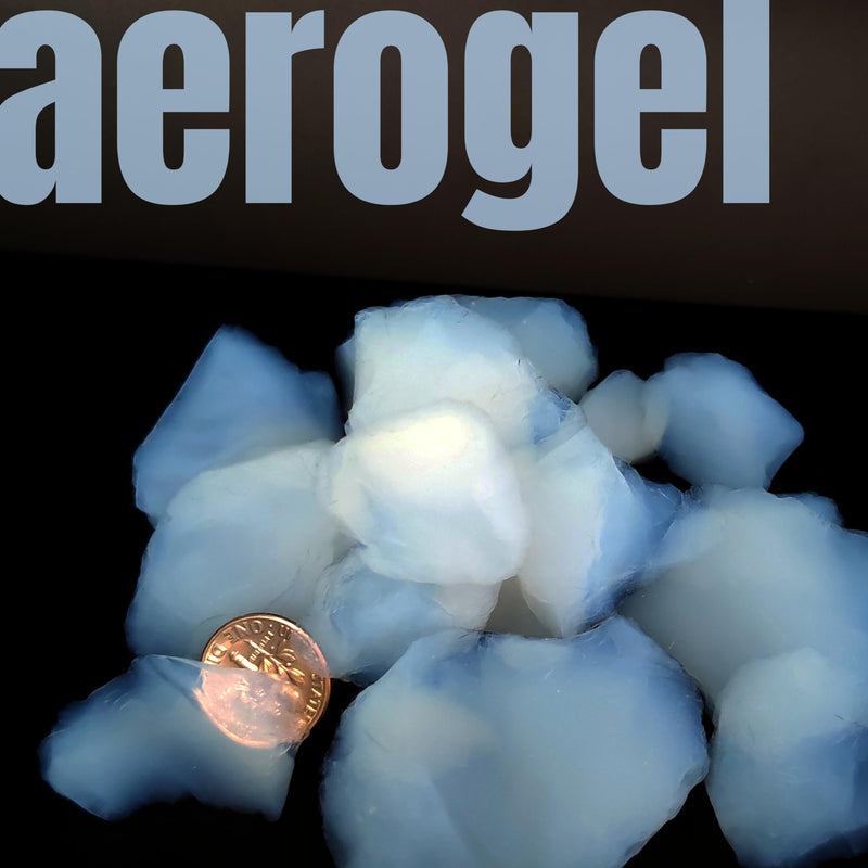 Aerogel Blocks | High Purity High Transparency Extremely Low Density Silica Aerogel Frozen Smoke NASA Insulation Material 80