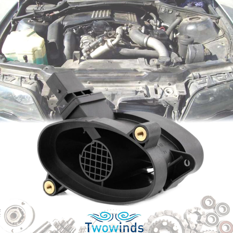 [Australia - AusPower] - Twowinds - Flow Meter 0928400529 Compatible with BMW E46 E53 E60 E61 E65 E66 E67 E90 E91 E92 E93 E87 E83 X5 X6 X3-13627788744 - 7 7 182 211. 04 – 70640146 – Air Flow Meter 