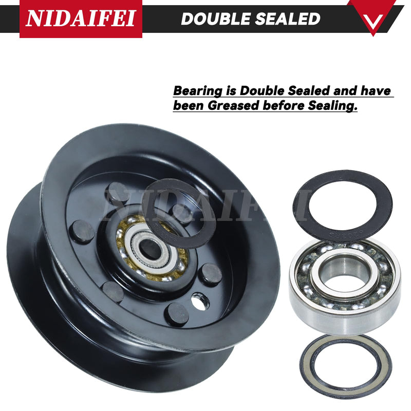 [Australia - AusPower] - 106-2175 Idler Pulley Replaces Toro 132-9420 Flat Idler Pulley, Toro 106-2175 Flat Idler Pulley for Toro Timecutter SS5000, SS4225, SS4235, MX5060, Z4200,Z5000, MX5000, MX5060 Riding Mowers 1 Pack 106-2175 Idler Pulley 