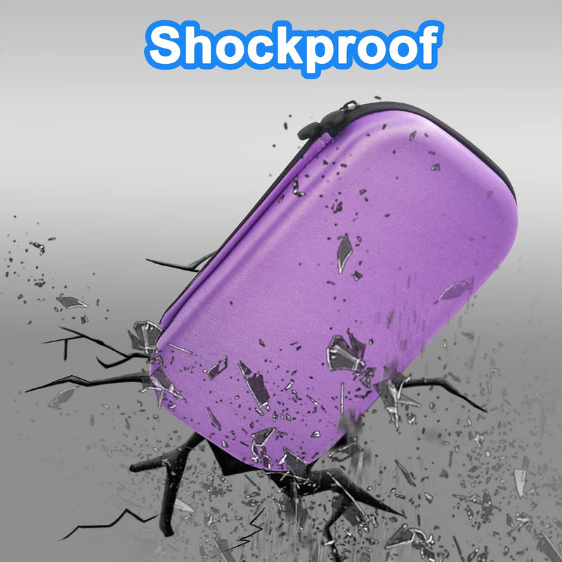 [Australia - AusPower] - Carrying Stethoscope Case,Shockproof Travel Portable Stethoscope Bag Compatible with 3M Littmann Stethoscope Fit for Nurses,Doctor and Medical Students(Purple) Purple 