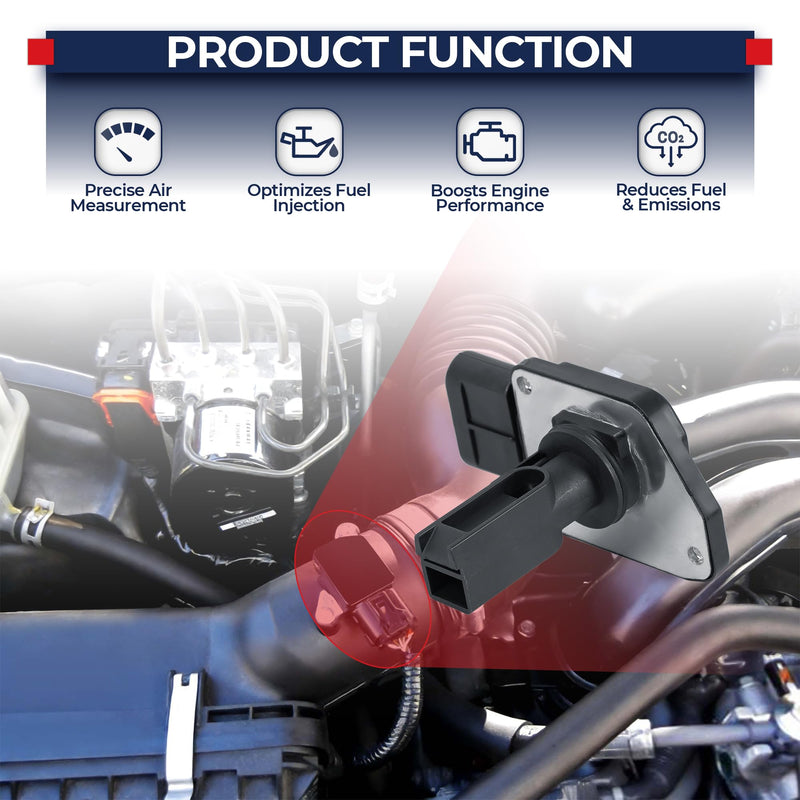 [Australia - AusPower] - MOSTPLUS Mass Air Flow Sensor MAF Compatible for Chevy GMC Saturn 213-1585 12579352 AFH60M23A 
