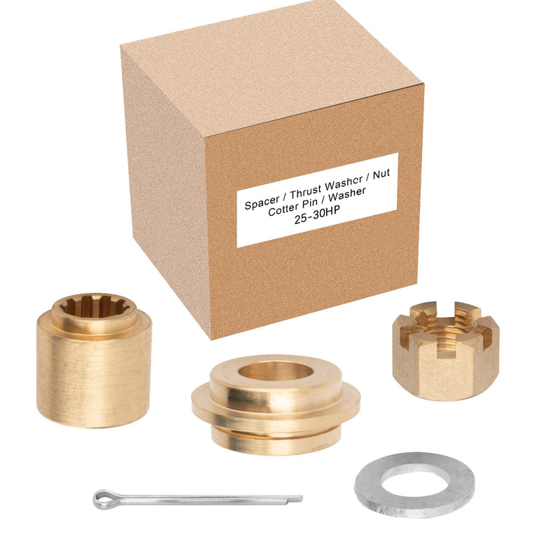 VIF OEM Upgrade Propeller Installation Hardware Kits fit Yamaha 25-30hp/40-55hp/60-85hp/150-300hp Outboard Motos, Thrust Washer/Spacer/Washer/Nut/Cotter Pin Included 40-55hp