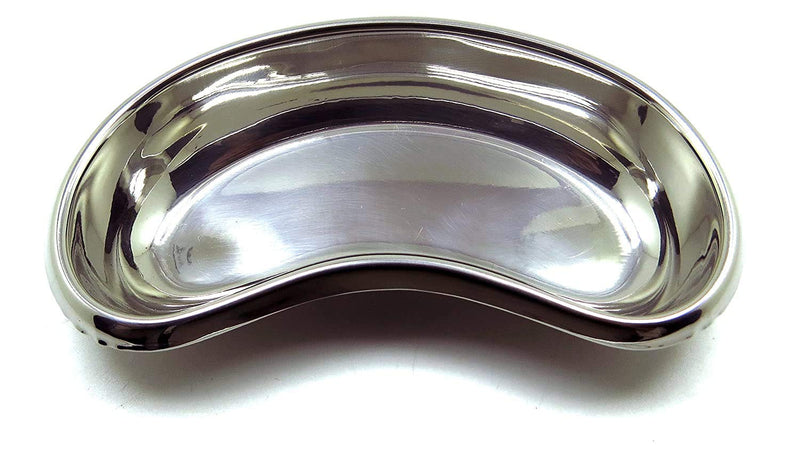 [Australia - AusPower] - Bosky Stainless Steel Small Kidney Tray 6" inch Basin Emesis Bowl Surgical 12 oz Utility Reusable Dish, 3-Pack 