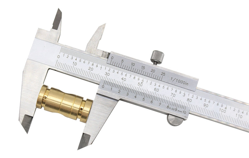 [Australia - AusPower] - Vernier Caliper, 0-6 Inch/150mm Precision Measuring Tool, Durable Stainless Steel Caliper for Accurate Measurements 0-6" 