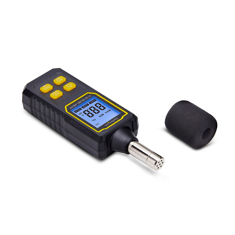[Australia - AusPower] - StarTech.com Handheld Digital Sound Meter w/Large LCD, Noise/Decibel Level Reader for Server Rooms/Offices, Audio Monitor 