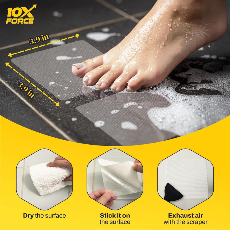 [Made in Korea] Home Safety Bundle – Outlet Fire Prevention Stickers + Ultra-Thin Bathtub Non-Slip Stickers