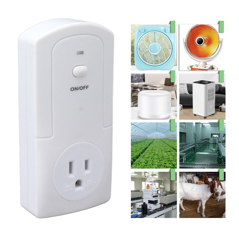 [Australia - AusPower] - Wireless Temperature Controller, WiFi Plug in Humidifier Thermostat Outlet, Versatile Heating Cooling Temp Sensor Thermostat Plug Outlet for Home(TS-5000 US) TS-5000 US 
