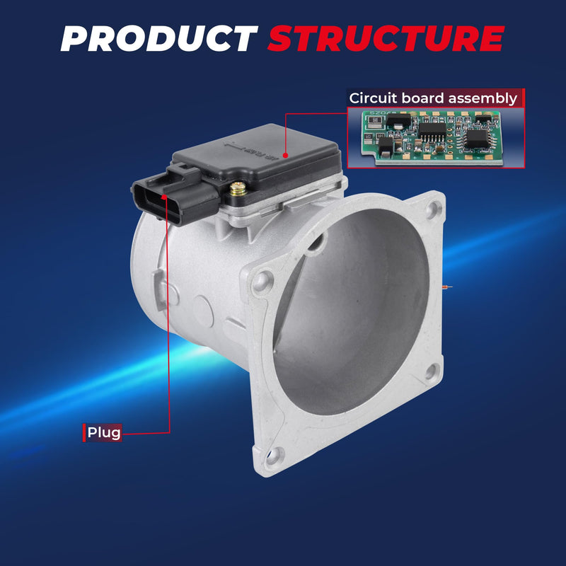 [Australia - AusPower] - MOSTPLUS F67F12B579BA MAF Mass Air Flow Sensor Compatible for 1996-2001 Ford Aerostar Escort Ranger Taurus Mazda B2300 B2500 B3000 Mecury Sable Tracer 