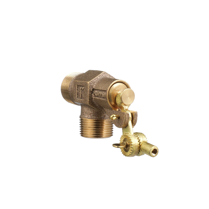 [Australia - AusPower] - Watts ST1000 Series 1" Bronze Standard Duty Float Valve, Male NPT Inlet & Outlet, Machined Flange, Serrated Arms, Replaceable Seals, Pivot Arm & Plunger Assembly, Max Working Temperature 180° F 