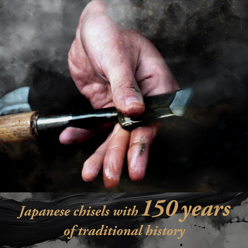 [Australia - AusPower] - SUIZAN Japanese Wood Chisel 3/8 Inch (9mm) Professional Wood Chisels for Woodworking Oire Nomi 3/8 Inch (9mm) 