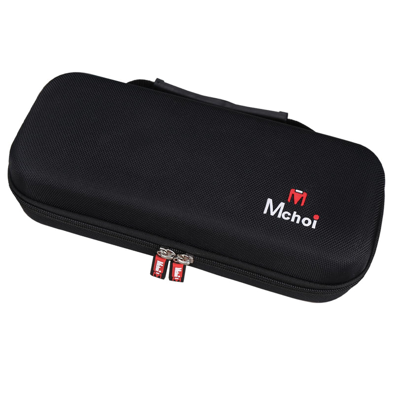 [Australia - AusPower] - Mchoi Stethoscope Case Compatible with 3M Littmann Classic III, Lightweight II S.E, MDF Acoustica Deluxe Stethoscope, Extra Room for Medical Scissors EMT Trauma Shears and Accessories, Black Grey 