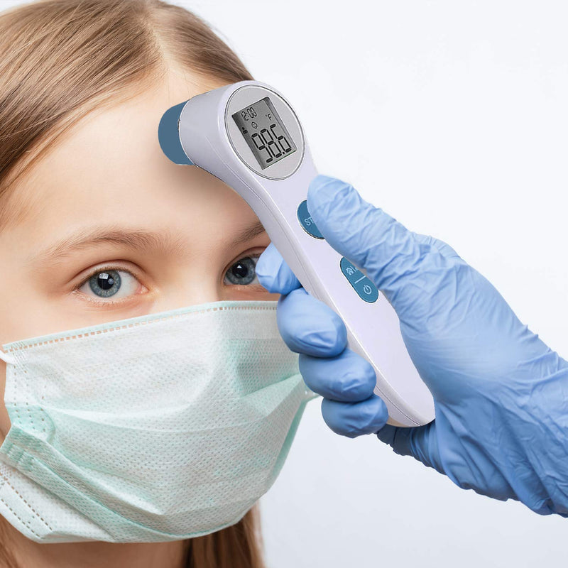 [Australia - AusPower] - Care Touch Infrared Forehead Thermometer | Non-Contact Digital Infrared Thermometer for Adults and Kids | with Forehead and Object Temperature Modes 