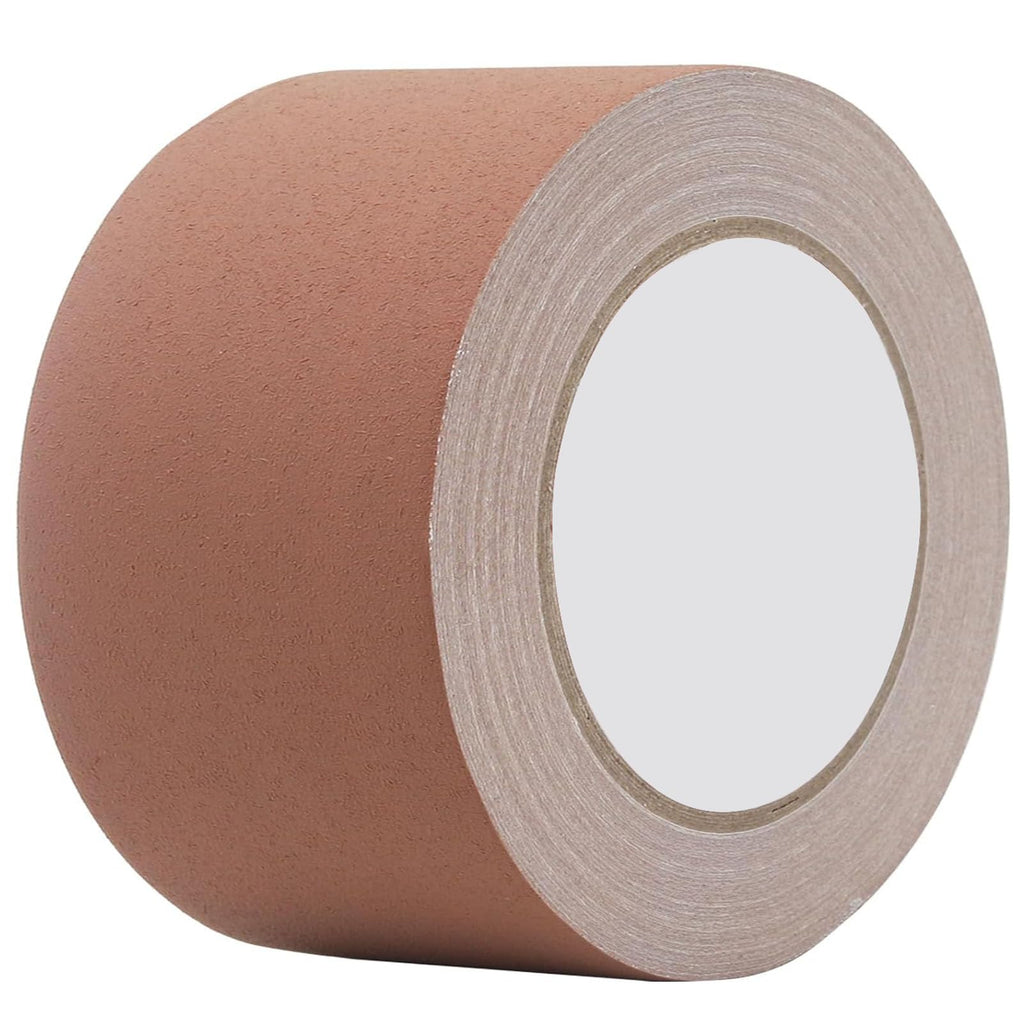 Gaffer Tape 3 Inch x 30 Yard,Gaffers Tape Brown,Rubber Adhesive Leaves No Residueaterproof,Multipurpose,Easy to Tear,Great for Concerts, Weddings or More