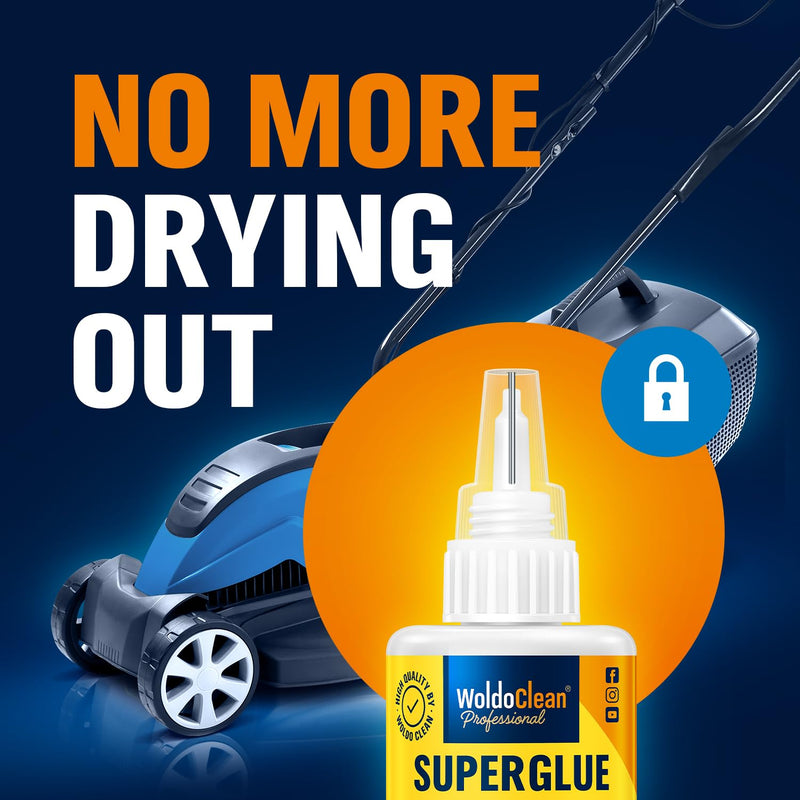 [Australia - AusPower] - Super Glue for Plastic 25g for Instant Strength - Waterproof, Heat-Resistant, Clear Glue with Precise Nozzle 