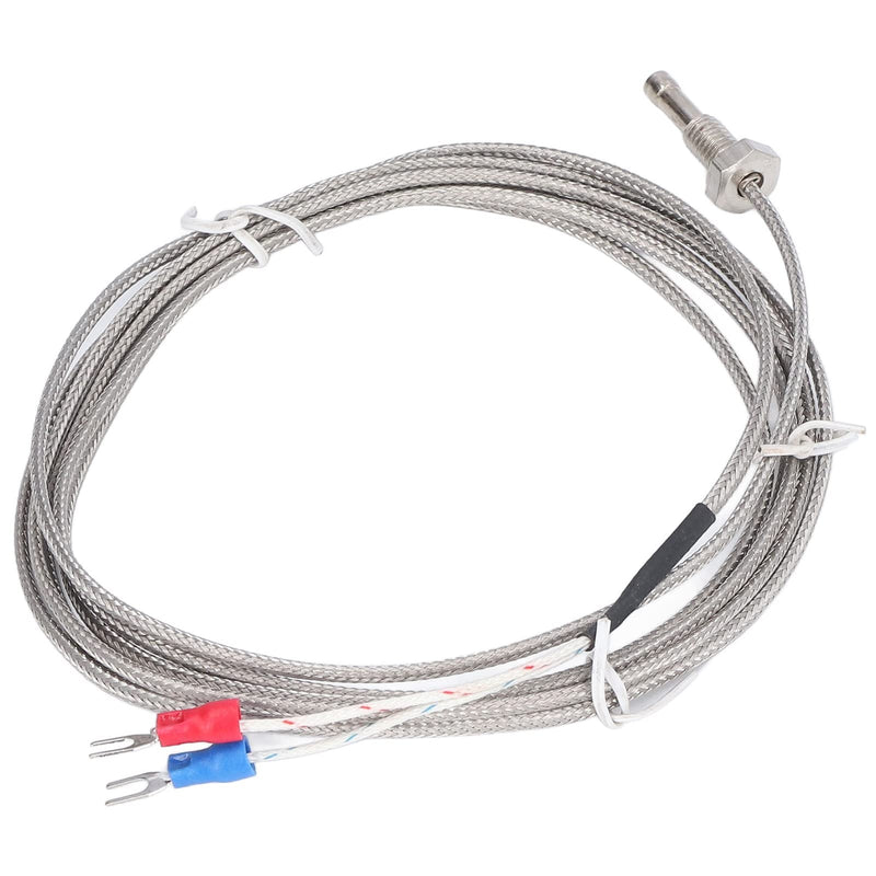 [Australia - AusPower] - PT100 Temperature Sensor WRNJ-M6 2 Wire 0-750°C Stainless Steel Probe for PID Temperature Controller 