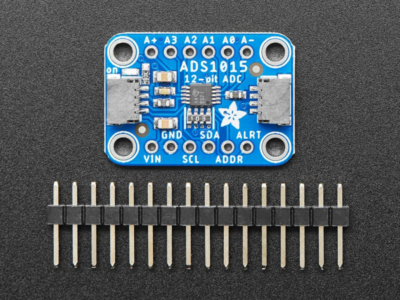 [Australia - AusPower] - ADS1015 12-Bit ADC - 4 Channel with Progrmmable Gain Amplifier 