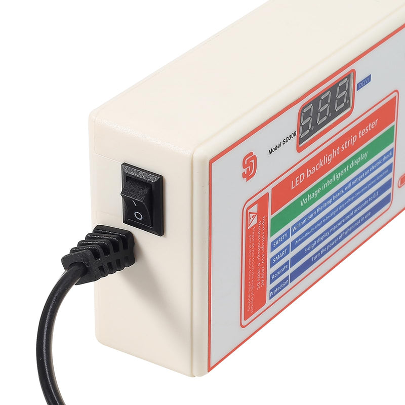 [Australia - AusPower] - UMLIFE LED Light and TV Backlight Tester with Gold Plated Pin and Power Cable 0-300V (0-300V 30mA) Adaptive Voltage LED Strip Lamp Beads Repair Testing Tool Suitable for All LED Light Repairs 