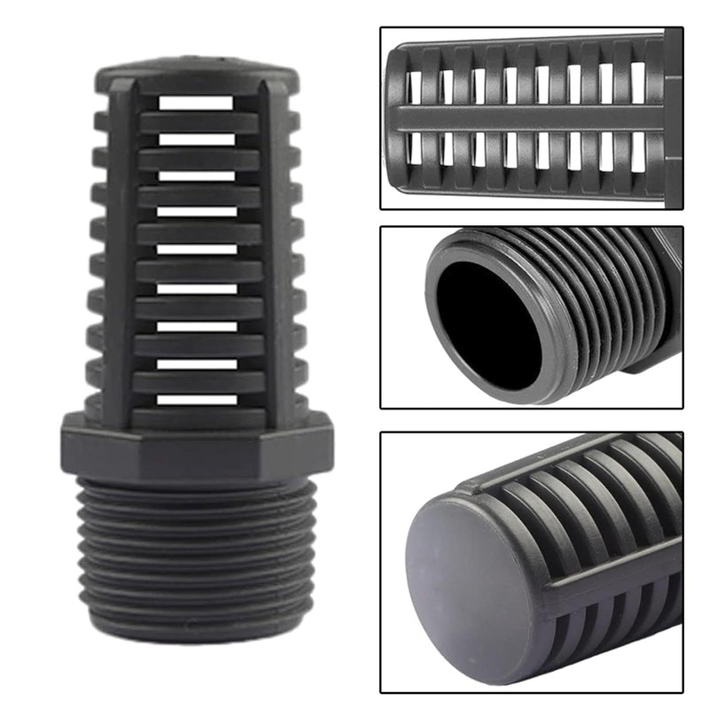 [Australia - AusPower] - Suction Overflow Strainer Drain Fitting Connector Water Pump Filter Thread Sieve for Aquariums, Ponds, Fish Tanks (1.5 Inches) 1,5" 