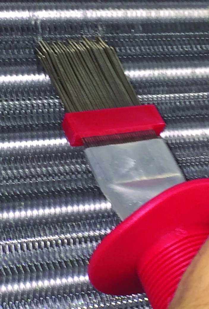 HVAC Fin Comb for Straightening HVAC Condensers and Evaporator Fins