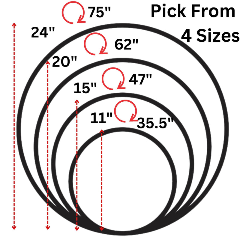 [Australia - AusPower] - 20" Diameter Measure & Mark C-Pi-D Pipe Wrap Around - A Pipe Measure & Marking Tool, & Pipe Cutting Guide. Wrap Around & Read Through Design for Circumference, Diameter, Marking & Cutting 20 Inches 