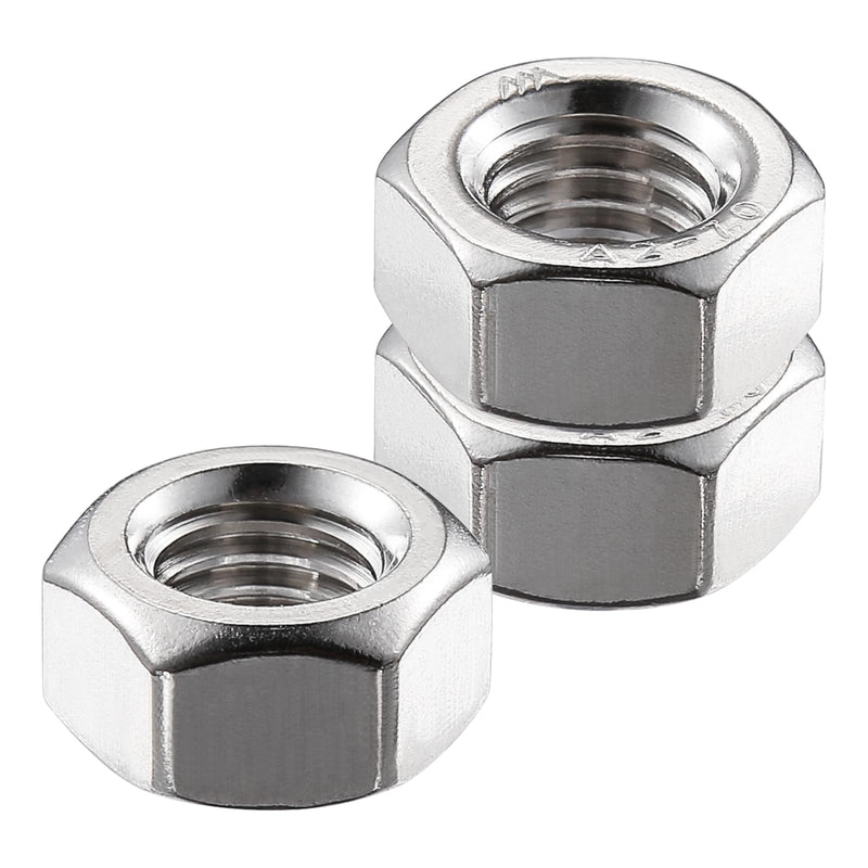 [Australia - AusPower] - 1/4-20 304 Stainless Steel Hex-Nuts (50pcs) 50 1/4-20 