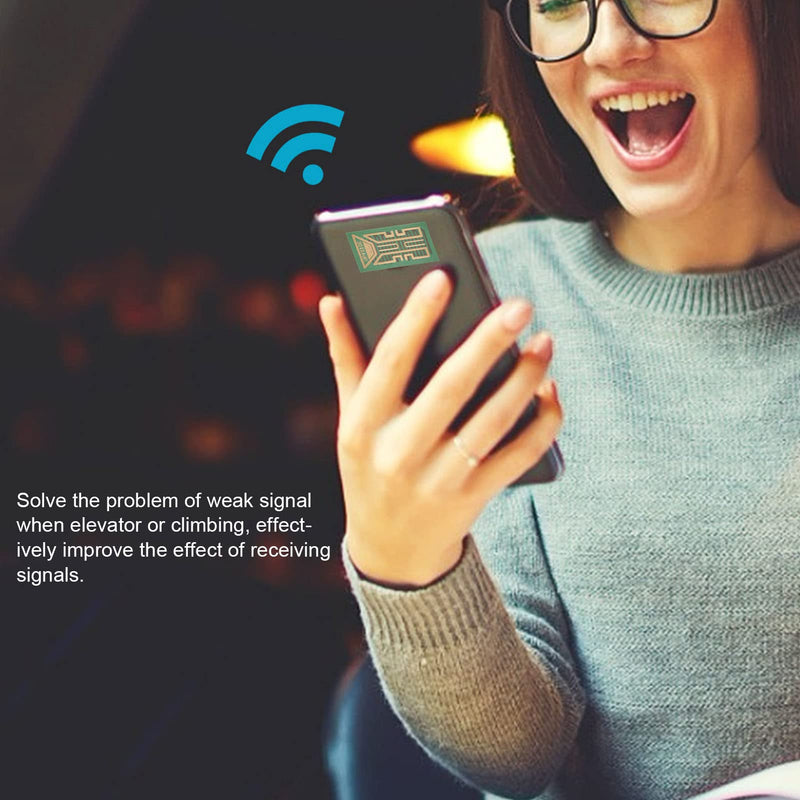 [Australia - AusPower] - PUSOKEI 5Pcs Phone Signal Stickers,Mobile Phone Signal Enhancement Stickers,Signal Antenna Booster Stickers,Improve Signal in Elevators/Mountaineering/Tunnels,Support Two‑Way Radios,Buzzers 