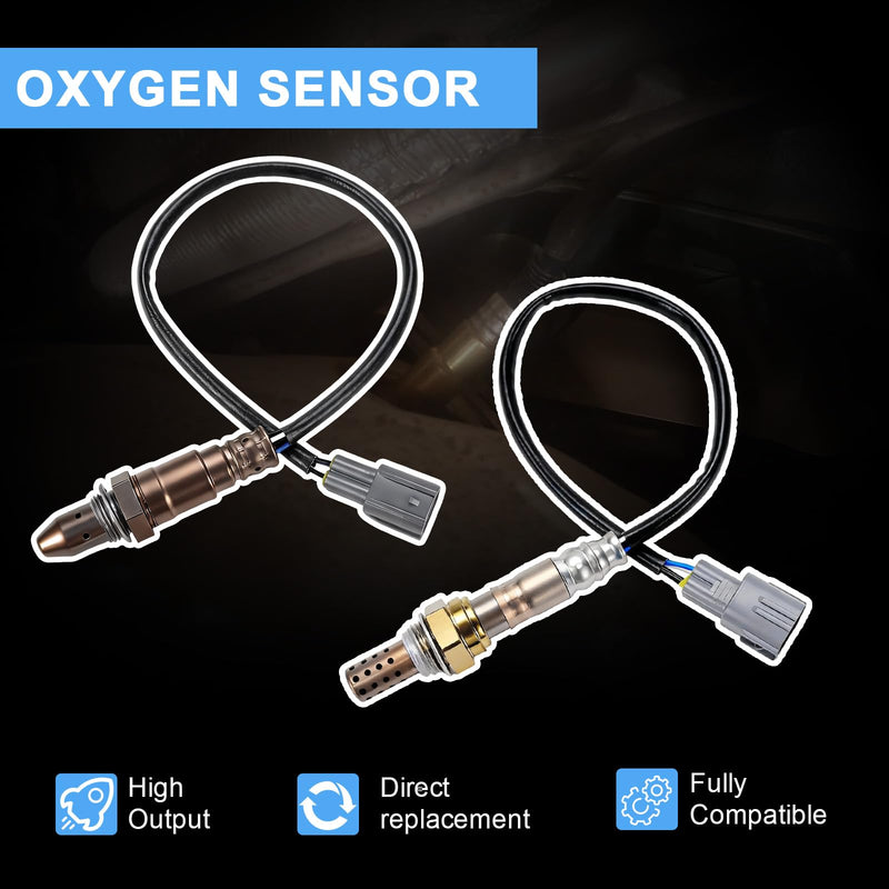 O2 Oxygen Sensor Upstream and Downstream Compatible with Volkswagen Beetle Golf Jetta Passat Rabbit 2.5L 2005 2006 2007 2008 2009 2010 2011 2012 2013 2014 234-5102 234-4754