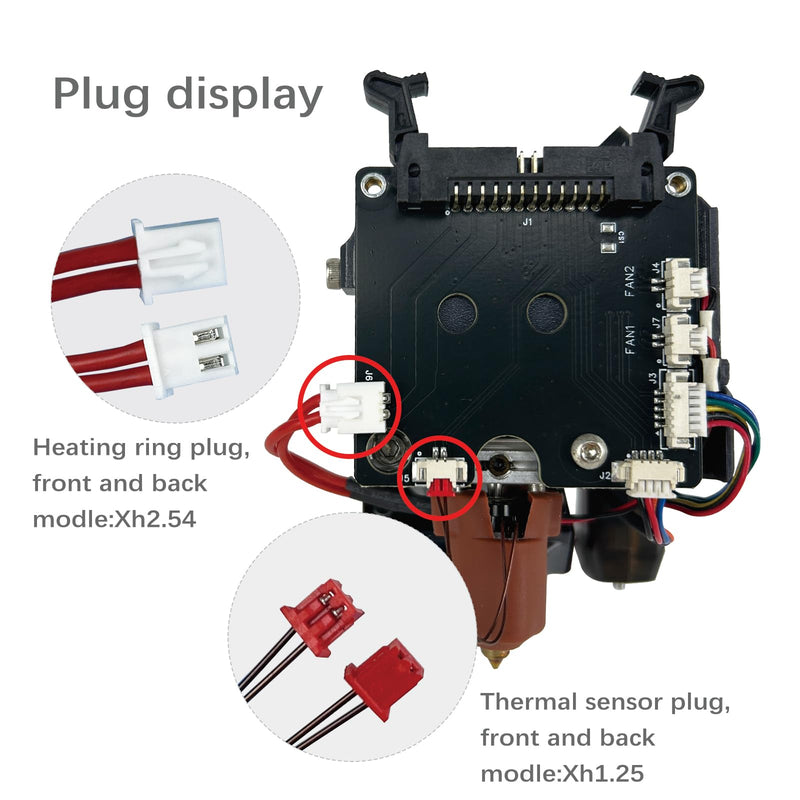 Sprite Extruder Upgrade Hotend 300°C High Temperature and 600mm/s High-Speed Printing 60W Ceramic Heater Block Kit for Ender3 S1/S1 Pro,CR-10 Smart pro 3D Printer from ChowThink