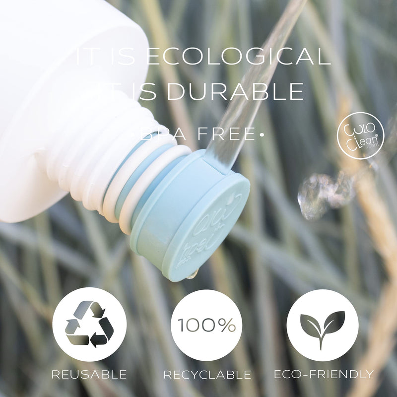 CuloClean Portable Bidet for Toilet or Travel. Peri Bottle for Men and Women. Handheld Spray. Bath Essentials (Aquamarine) Aquamarine
