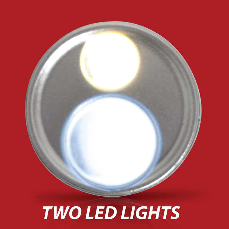 [Australia - AusPower] - Dual Beam Penlight for Nurses, Students & Medical Doctors - USB LED Rechargeable w/Pupil Gauge & 4 cm Measurements 