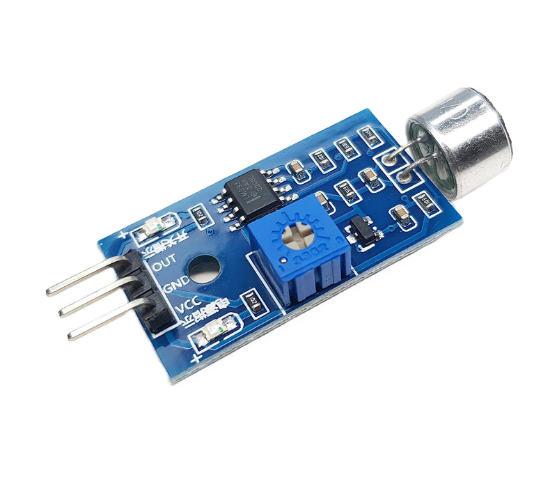 [Australia - AusPower] - Sound Sensor Sound Detector Module for Arduino ESP32 ESP8266 Raspberry Pi Microcontroller Projects 3.3V 5V Compatible Adjustable Sensitivity Digital Output 2 Pieces 