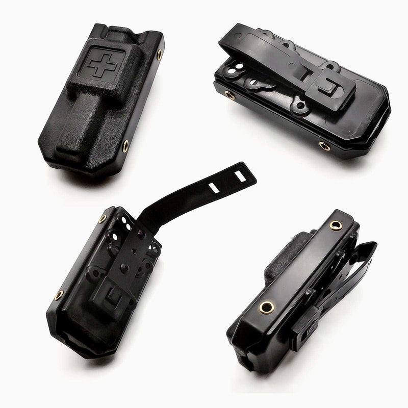 [Australia - AusPower] - 2 Pack Tourniquet Holder - Tourniquet Case for Generation 7 C-A-T Tourniquet, Belt Tourniquet Pouch Storage Box Tourniquet Carrier for Outdoor Hunting (Tourniquet Not Included) Black 