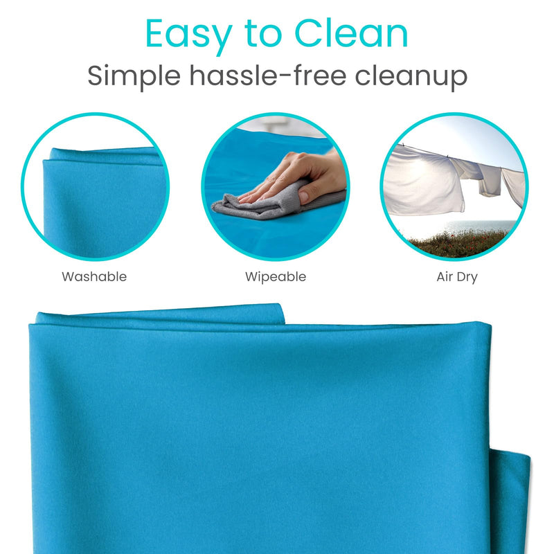 Vive Tubular Patient Slide Sheet for Moving Patients (28" x 47") - Patient Transfer Slide Sheet - Sliding Transfer Sheet & Draw Sheet for Elderly 28” x 47”