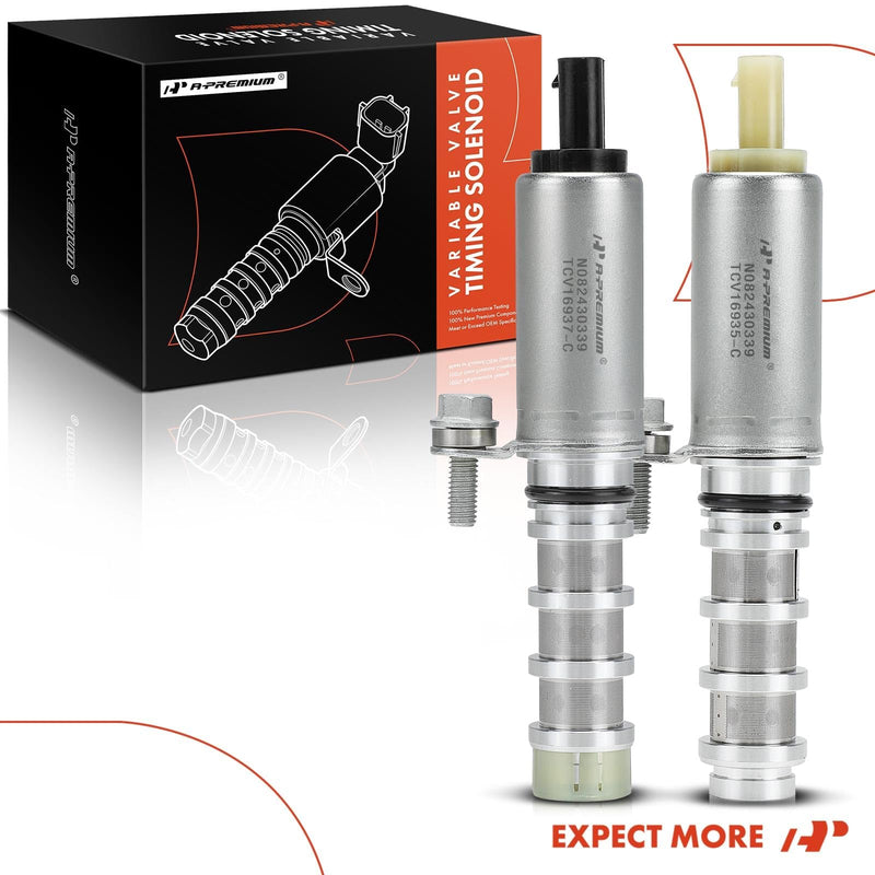 [Australia - AusPower] - A-Premium 2-PC Intake & Exhaust Engine Variable Valve Timing (VVT) Solenoid Compatible with Chevrolet Equinox, Malibu, Traverse, Impala, Camaro, Colorado & GMC Terrain, Acadia & Buick & Cadillac 