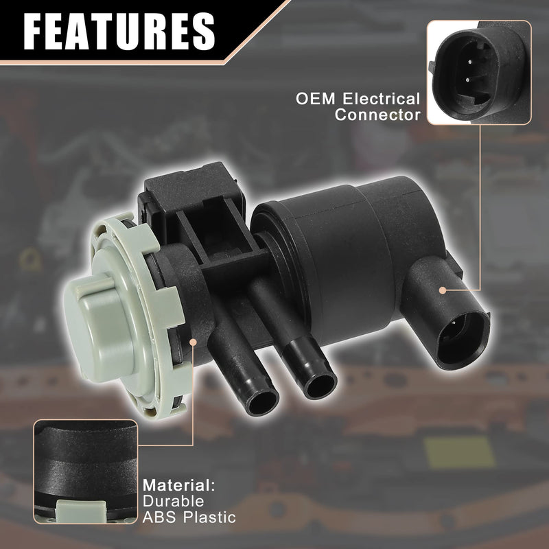 [Australia - AusPower] - X AUTOHAUX Vapor Canister Vacuum Solenoid Purge Intake Manifold Valve for Jeep Grand Cherokee 2002 2003 2004 for Jeep Liberty 2002 2003 52128550AA 