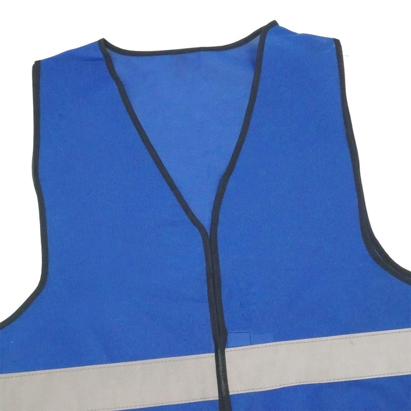 AIEOE Mens 5/10 Pack High Visibility Reflective Vest Hi-vis Bright Color Construction Safety Vest Blue-1