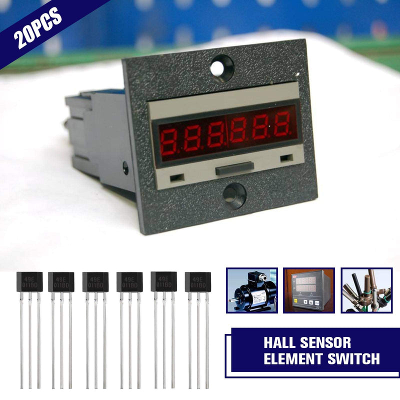[Australia - AusPower] - OTOTEC 20 x 49E OH49E SS49E Linear-Sensoren S49E TO-92 3 Pins Sensorelement Schalter für Elektrofahrzeuge Motorreparatur 
