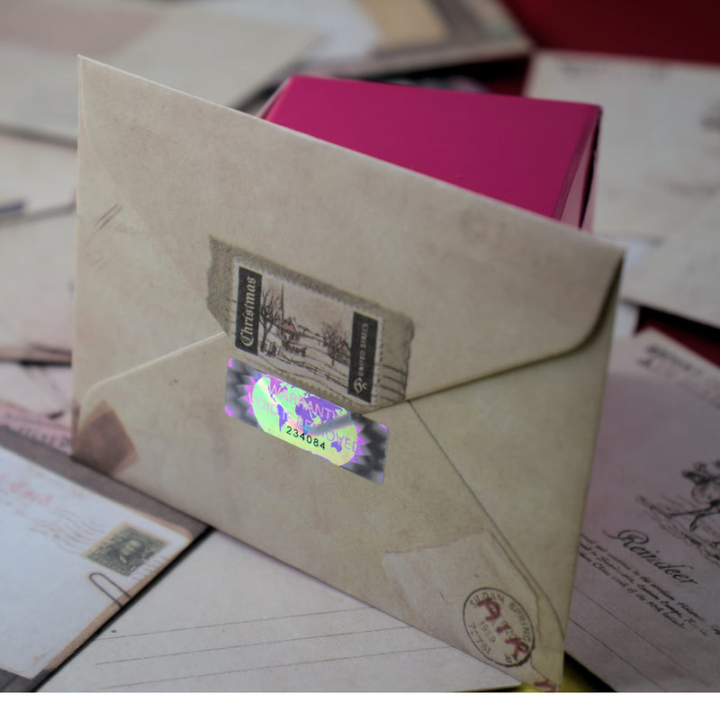 350 Hologram Tamper Evident, Tamper Proof Stickers. Warranty Void If Removed. Individual Serial Numbers. Tamper Foil Tape Labels. Destroyed Upon Removal with Residual Text Left on Item. (350 Sticker) 350 Sticker