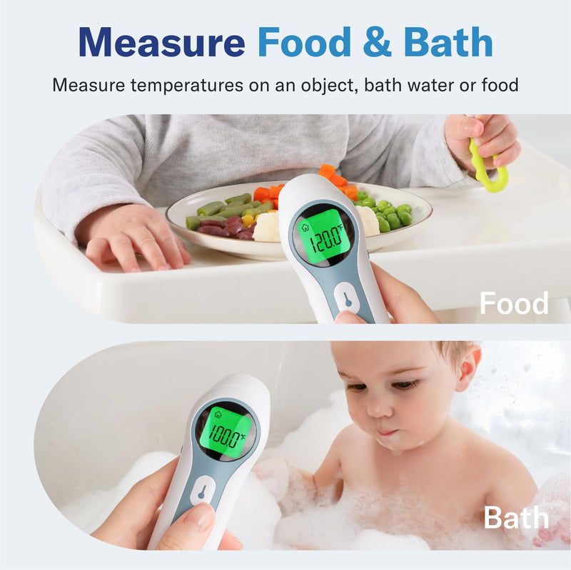 [Australia - AusPower] - Alcedo Forehead and Ear Thermometer for Adults, Kids, and Baby | Digital Infrared Thermometer for Fever | Touchless, Instant Read, Medical Grade | Pouch and Batteries Included 