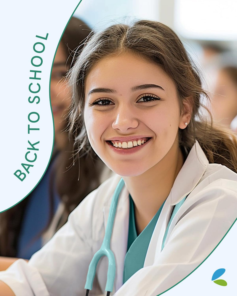[Australia - AusPower] - FriCARE Lightweight Stethoscope - Stethoscopes for Nurse Medical Nursing Students - Classic Home Health Diagnostic Kit, StethoMedic Essentials, Lifetime Warranty & FSA HSA Eligible (Mint Green) Mint Green 