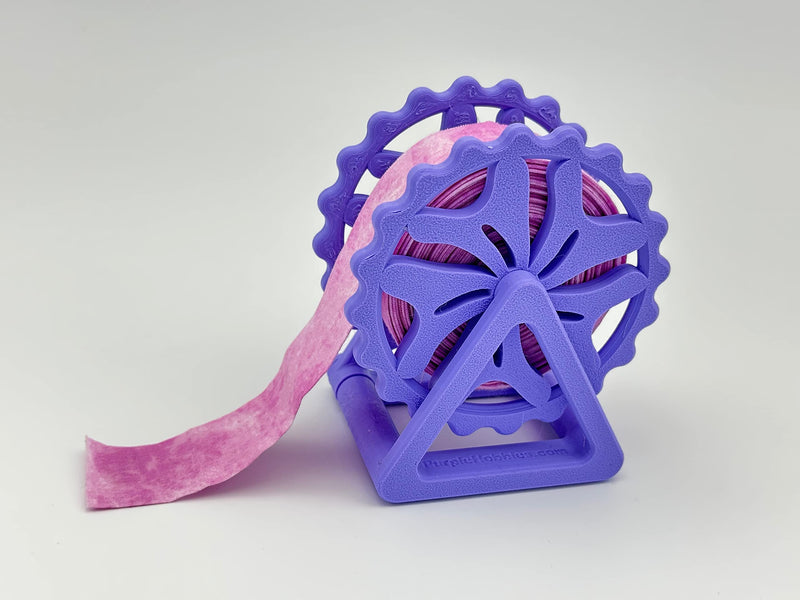 [Australia - AusPower] - Third Hand Binding Folder Clip and Binding Wheel for Quilting and Sewing by Purple Hobbies, Making It Easier to Create Binding and Store. (Purple Binding Wheel ) Purple Binding Wheel 