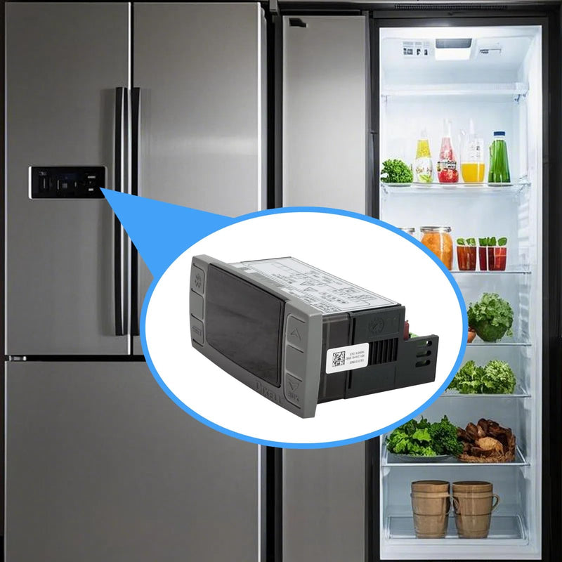 [Australia - AusPower] - XR02CX-4N1F1 Temperature Control with Temperature Sensor Probes 120V/Digital Thermostat Controller Off Cycle Defrost Compatible with Refrigerators-Freezers-Heating Appliances 