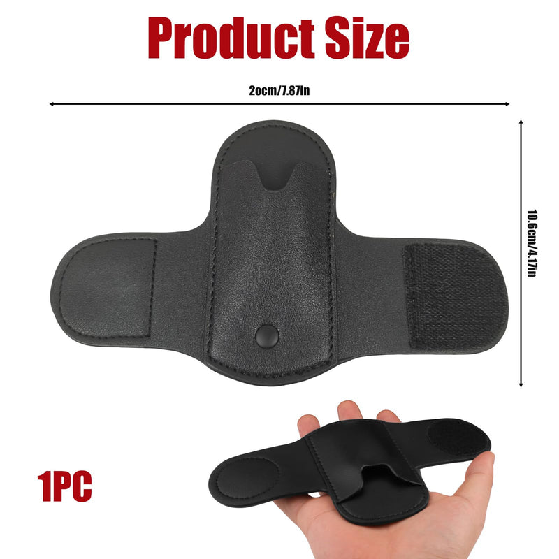 [Australia - AusPower] - 1PC PU Leather Stethoscope Holster, Stethoscope Holder – Stethoscope Accessories with Belt Clip, Durable Case for Doctors, Nurses, Med Students, Secure Fit, Ideal for Hospital, Clinic, Home Visits 