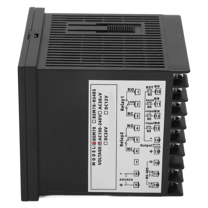 [Australia - AusPower] - Auto Digital Counter with 6 Digit LCD Display, Digital Electrical Counter Totalizer, Timer 0.00001‑999999 Meter 100‑240V AC for Industrial Use 