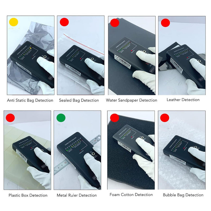 [Australia - AusPower] - Portable Handheld Surface Resistivity Meter, with Test Lead, Automatic Range and LED Indicator, Surface Resistance Checker for Antistatic Coatings, Films and Fabrics 