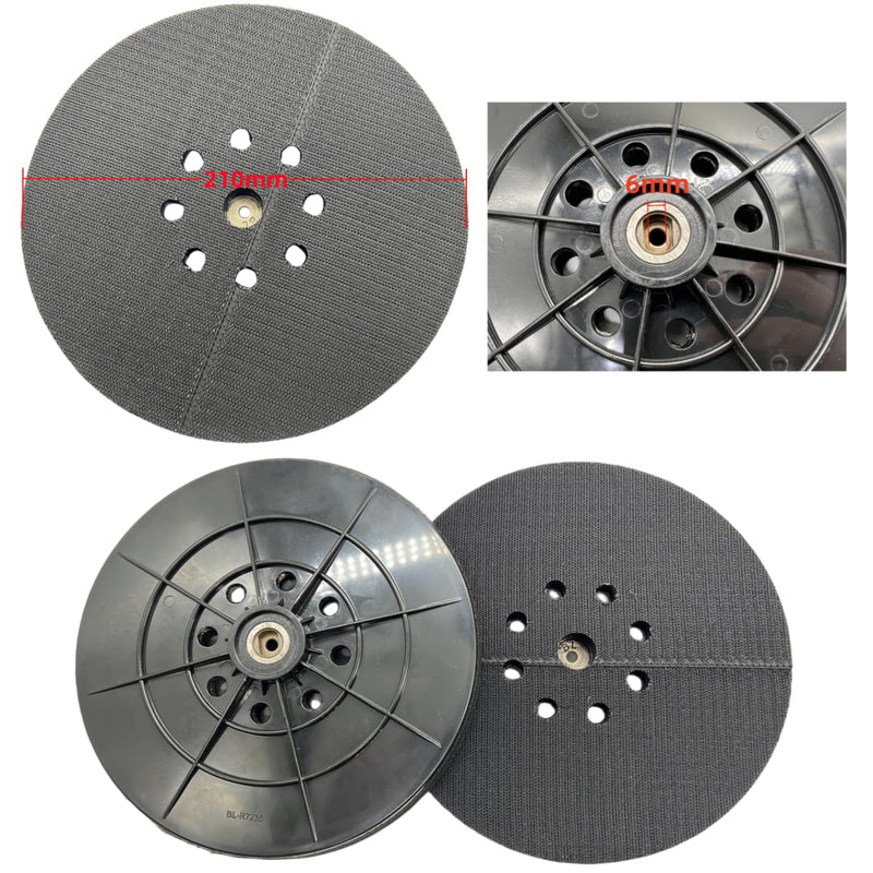FEIHU Discs with Velcro Backing Pad for Velcro Sandpaper | Giraffe with Velcro diameter 225 mm replacement parts for Einhell TC-DW 225, TE-DW 225 or 4259965